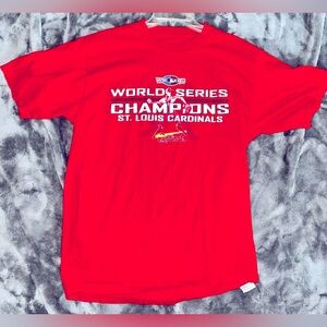 St Louis Cardinals 2006 World Series Championship T Shirt size Large